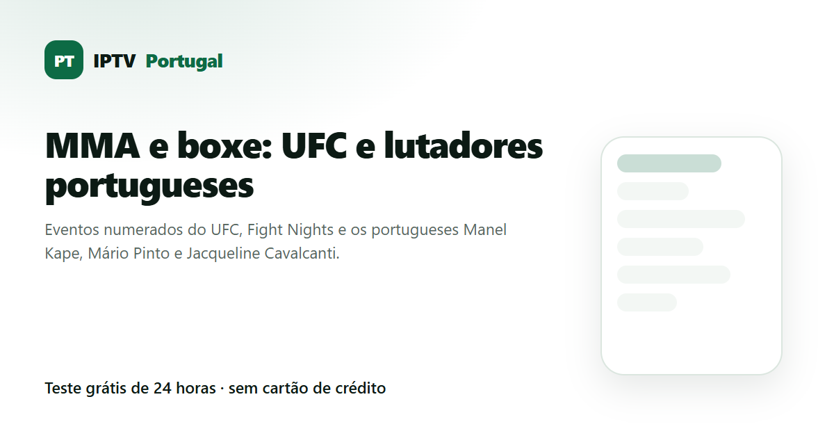 IPTV portugal